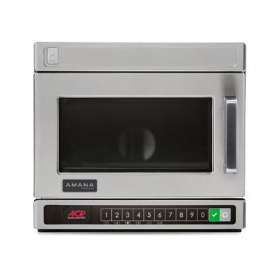 Amana HDC12YA2 1200w Commercial Microwave w/ Touch Pad - 120v, Lower Keypad, 1200 Watts, Stainless Steel