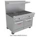 Southbend 448EE-4T 48" Commercial Gas Range w/ Griddle & (2) Space Saver Ovens, Natural Gas, Stainless Steel, Gas Type: NG