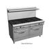 Southbend 4605AA-2GR Ultimate 60" 5 Burner Commercial Gas Range w/ Griddle & (2) Convection Ovens, Natural Gas, Stainless Steel, Gas Type: NG, 115 V