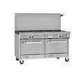 Southbend S60AD S-Series 60" 10 Burner Commercial Gas Range w/ (1) Standard & (1) Convection Ovens, Liquid Propane, Stainless Steel, Gas Type: LP, 115 V