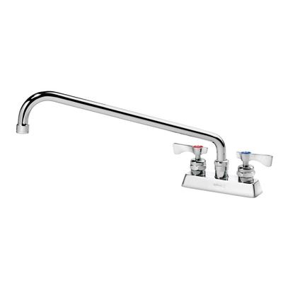 Krowne 15-316L Deck Mount Faucet w/ 16" Swing Nozzle, 16" Swing Spout, 4" Centers