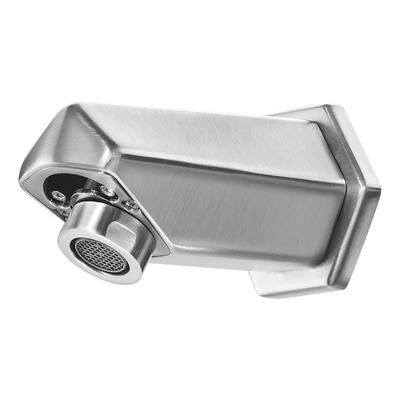 Krowne 16-675 Wall Mount Electronic Faucet - Single Hole, Fixed Spout, Satin Finish, Built In Sensor