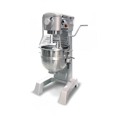 Omcan 20442 30 qt Planetary Commercial Mixer - Floor Model, 2 hp, 110v, Silver