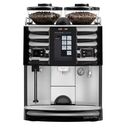 Schaerer COFFEE ART PLUS | TOUCH SCREEN Super Automatic Commercial Espresso Machine w/ (1) Group & (2) Hoppers, 208v/1ph