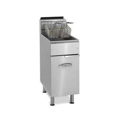 Imperial IFS-50-OP Commercial Gas Fryer - (1) 50 lb Vat, Floor Model, Natural Gas, 50-lb. Capacity, NG, Stainless Steel, Gas Type: NG