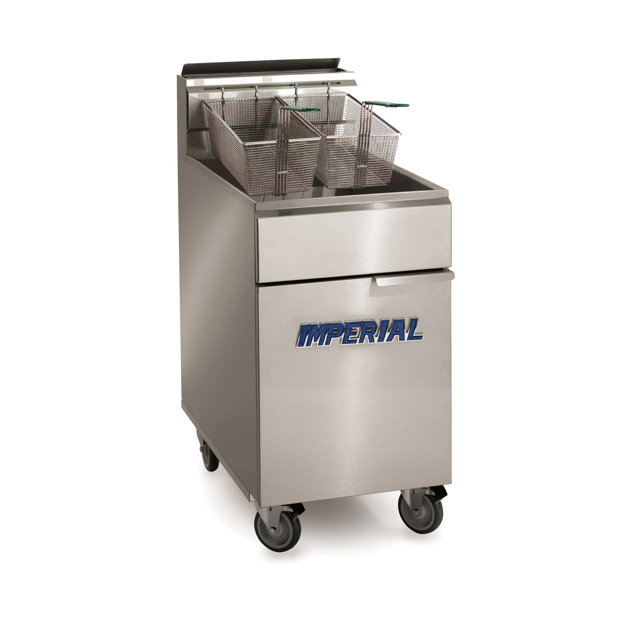 Imperial IFS-75-OP LP Commercial Gas Fryer - 75 lb Vat, Floor Model, Liquid Propane, Stainless Steel, Gas Type: LP