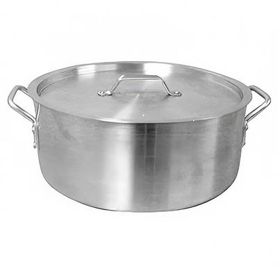 Thunder Group ALSKBP004 20 qt Aluminum Braising Pot, Silver