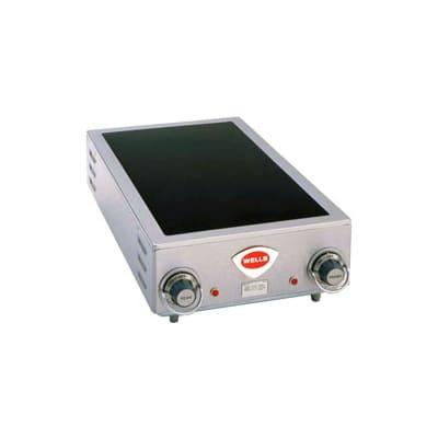 Wells HC-225 14 3/4" Electric Hotplate w/ (2) Burners & Infinite Controls, 220/240v/1ph