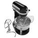 KitchenAid KP26M1XOB 10 Speed Stand Mixer w/ 6 qt Stainless Bowl & Accessories, Onyx Black, 115 V