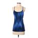 C9 By Champion Active Tank Top: Blue Tie-dye Activewear - Women's Size X-Small