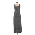 Finn & Clover Casual Dress - A-Line Scoop Neck Sleeveless: Black Print Dresses - Women's Size Large