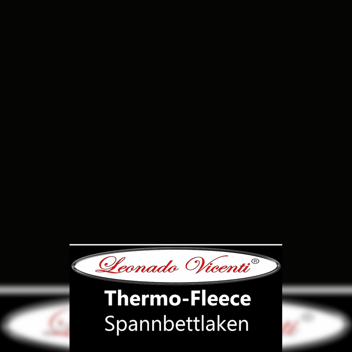 Fleece Winter Spannbettlaken 180-200 x 200 cm Schwarz kuschelig 2er Pack Image