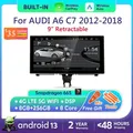 Android 14 8 + 256GB lettore multimediale per Auto per Audi A6 C7 A7 2012 ~ 2018 Touch Screen 4G