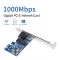 Desktop PCI-E Gigabit Wireless Adapter 10M/100M/1000Mbps RJ45 Port RTL8111 High Speed Gaming Network