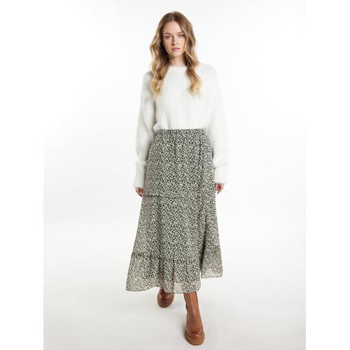 Dreimaster Maxirock Damen grün, S