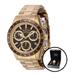 Invicta X Glycine Five Elements Swiss Ronda Z60 Caliber Men's Watch - 41mm Gold with Interchangeable Strap (44288)