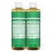 Dr. Bronnerâ€™S - Pure-Castile Liquid Soap (Almond 16 Ounce 2-Pack) - Made With Organic Oils 18-In-1 Uses: Face Body Hair Laundry Pets And Dishes Concentrated Vegan Non-Gmo