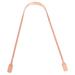 FRCOLOR 1 Pc Tongue Cleaner Reusable Tongue Cleaning Brush Oral Care Tool (Rose Gold)