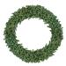 Pre-Lit Deluxe Windsor Pine Artificial Christmas Wreath - 60-Inch Clear Lights - 60"