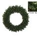 60" Pre-Lit Commercial Canadian Pine Xmas Wreath - Clear Lights
