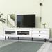 Chic Elegant Design TV Stand Slanted Drawers Media Console Modern TV Cabinet