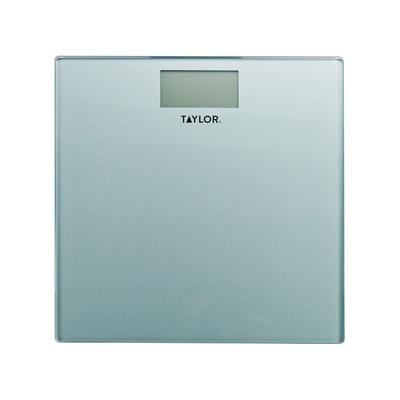 Taylor Silver Glass Digital Bathroom Scale