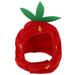 1Pc Small And Medium-sized Dog Cat Hat Decorative Costume Hats Strawberry Hats