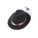 Adjustable Outdoor Dog Costume Top Hat Party Supplies for Puppy Kitten Cowboy Hat Dogs Cat Caps Headwear Pet Dog Hat BLACK