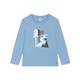 Petit Bateau Jungen Langarm-T-Shirt, Blau Azul, 5 Jahre