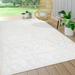 Talaia Neutral Geometric Ivory 5 ft. x 8 ft. Indoor/Outdoor Area Rug