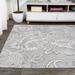 JONATHAN Y JONATHAN Y Lucena Paisley High-Low Indoor/Outdoor Area Rug 5 X 8 - Light Gray/Ivory