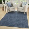 Nourison Practical Solutions Indoor/Outdoor Navy Blue 7 x 10 Area Rug (7x10)