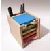 Pen And Sticky Notes Pad (3X3 ) Holder/Organizer (Pads Sold Separately) - Solid Pine