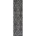 JONATHAN Y JONATHAN Y Derya Tribal Diamond Trellis Indoor/Outdoor Area Rug 2 X 10 - Black/Ivory