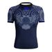 Raven Fightwear Women s Nordic BJJ Rash Guard Short Sleeve MMA Blue