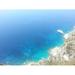 Sea Coast Rocky Coast Turquoise Rock Cliff - Laminated Poster Print - 20 Inch by 30 Inch with Bright Colors and Vivid Imagery