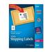 Avery Easy Peel Mailing Label - 3.33 Width X 4 Length - 150 / Pack - Rectangle - 6/sheet - Laser Inkjet - White (5264)