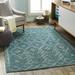 Hauteloom Rapelje Living Room Bedroom Patio Outdoor Area Rug - Bohemian/Global - Blue Black Gray - 5 3 x 7 7