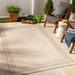 Hauteloom Chun Living Room Bedroom Patio Outdoor Area Rug - Cottage - Brown Gray - 9 2 x 12