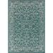 JONATHAN Y JONATHAN Y Madrid Vintage Filigree Textured Weave Indoor/Outdoor Area Rug 4 X 6 - Teal/Gray