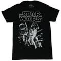 Star Wars Mens T-Shirt - Distressed New Hope White Poster Image (Large)