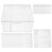 1 Set of Jewelry Anti-oxidation Storage Bags Small Jewelry Clear Bag Jewelry Compartment Box