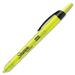 Sharpie Accent Retractable Highlighters - Chisel Marker Point Style - Fluorescent Yellow Ink - Yellow Barrel (SAN28025)