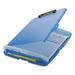 Oic Slim Clipboard Storage Box - 1 Clip Capacity - Compartment - 8.50 X 11 - Low Profile - Blue (83304)