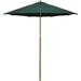 Outdoor Market Umbrella With Wooden Pole