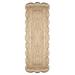 Casavani Handmade Natural Jute Rug Geometric Beige Living Area Rug Indoor/Outdoor Carpet Best Uses For Bedroom Kids Room Class Room & Home/Office Mat 8x11 Feet