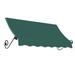 Awntech 7.375 ft Charleston Fixed Awning Acrylic Fabric Forest