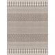 Mark&Day Outdoor Area Rugs 6x9 St George Global Indoor/Outdoor Dark Brown Cream Area Rug (6 7 x 9 )