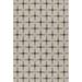 Riviera Machine Made Contemporary Rectangle Area Rug - Ivory - 4 ft. 1 in. x 6 ft.