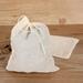 10pcs Cotton Muslin Rope Filter Tea Cooking Separation Spice Food Filter Filter Bag Empty Bag Safe Paper Tea Brewing Bag Drawstring Empty Bag Bulk Tea